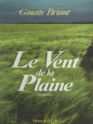 cover image of Le vent de la plaine